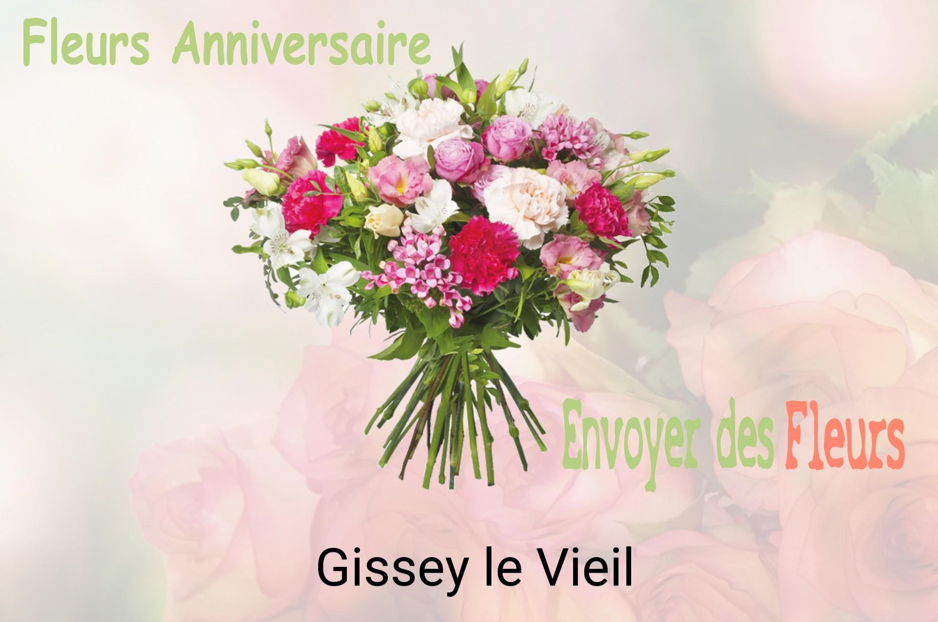 Bouquet de fleurs d’anniversaire livré à Gissey-le-Vieil